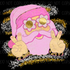 Glitter Santa - Hand Drawn Original Digital