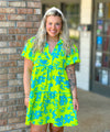 Hint Of Lime Babydoll Dress