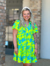 Hint Of Lime Babydoll Dress