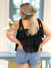 Not Holding Back Ruffle Blouse