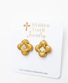  HiddenTruth Tiffany Studs (Psalm 16:11)