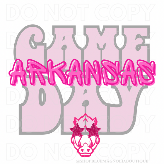 Arkansas Preppy Digital - (Front Pocket & Back Design)