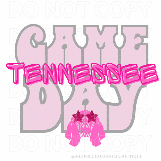 Tennessee Preppy Digital - (Front Pocket & Back Design)