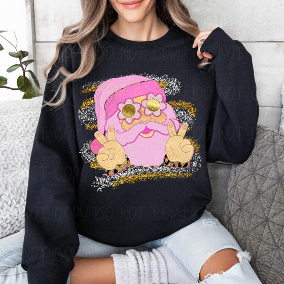 Glitter Santa - Hand Drawn Original Digital