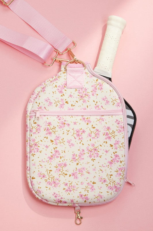 Pre-Order|April: Padded Pickleball Case - Lavender Floral
