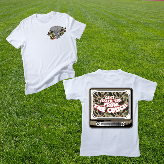 Can’t Coach Em From The Couch w/ Pocket Design — Elephant Mascot