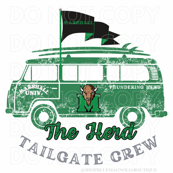 Vintage Tailgate Crew w/ Pocket — Marshall University