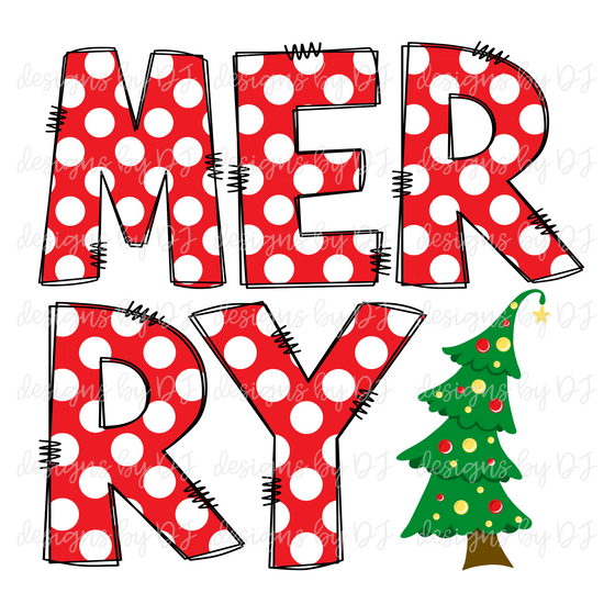 Merry Digital w/ Tree