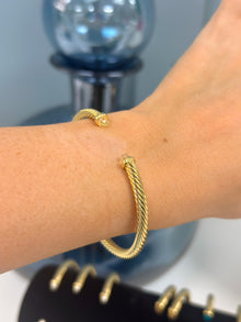  Clear + Gold Cuff