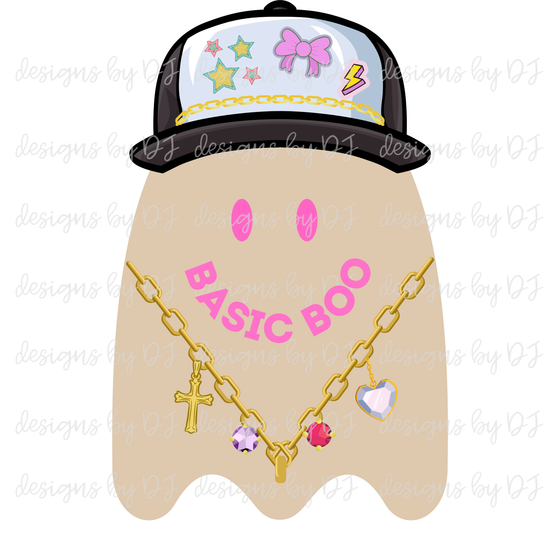 Ghostly Trucker Hat Digital - Design 1