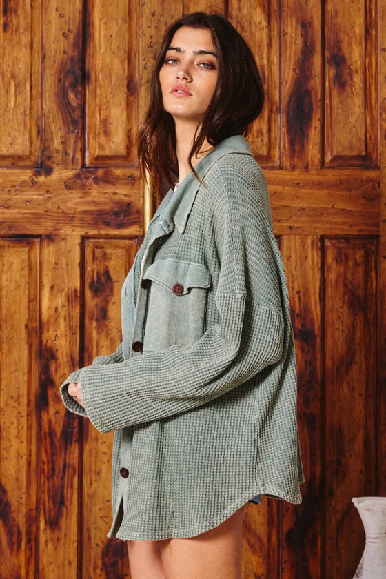 Make It Easy Cardigan- Olive