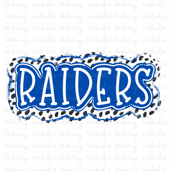 Raiders - Blue/White