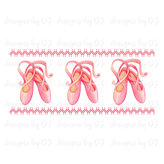 Faux Smocking Dance Shoe DIGITAL Download