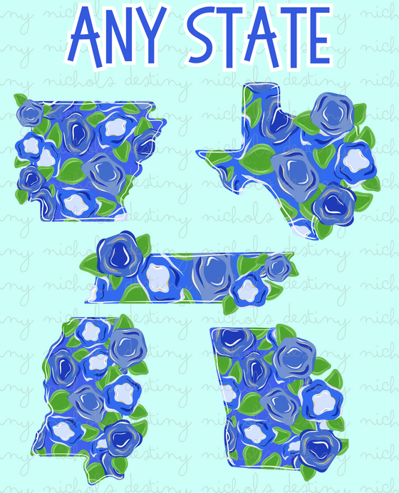 (2) Georgia Floral + Back Design