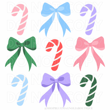  Candy Cane & Bow Digital