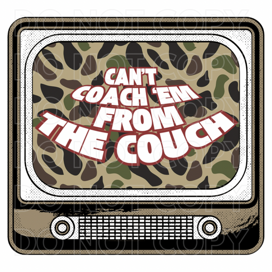 Can’t Coach Em On The Couch w/ Pocket — Sheepdog Mascot