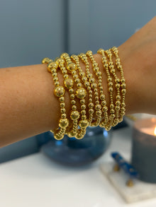  Gold Beaded Bracelets